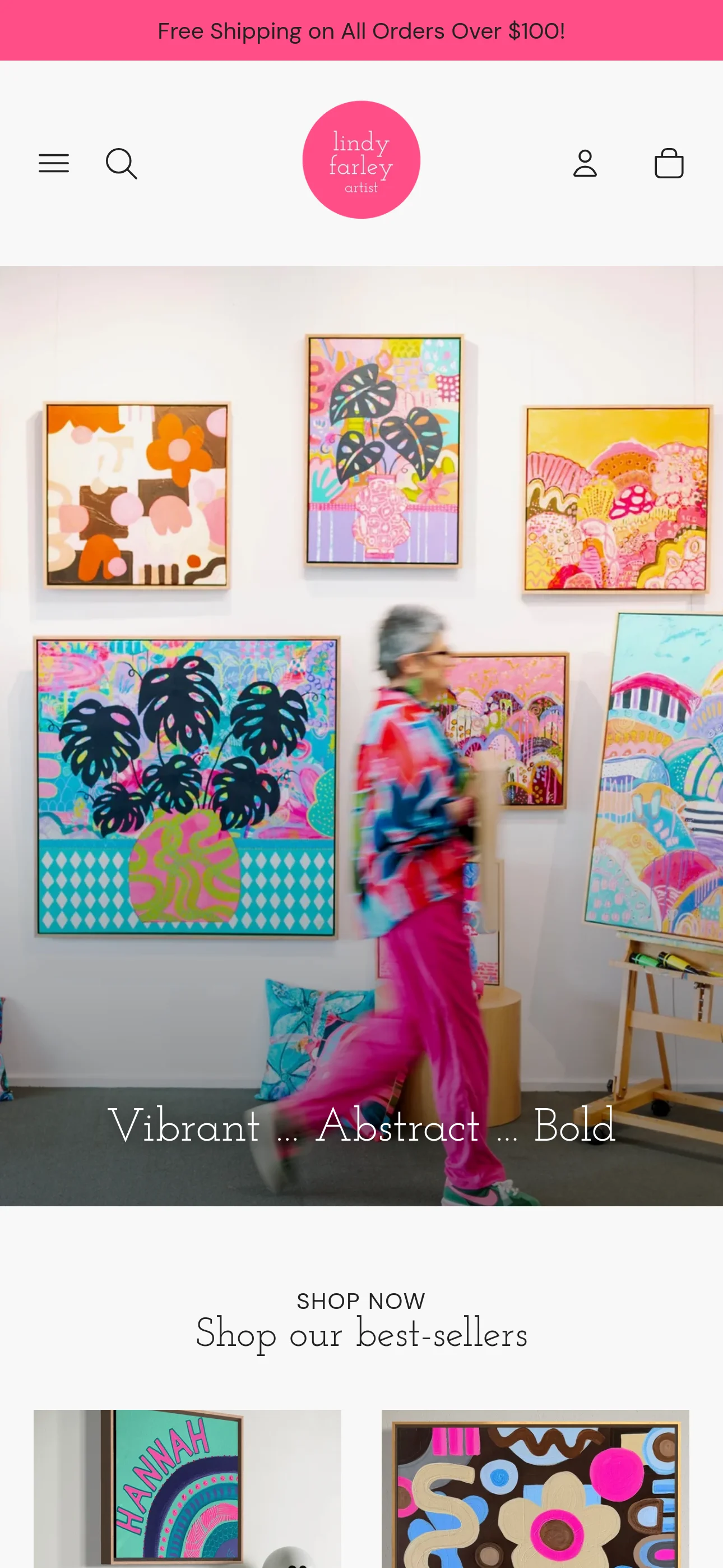 Lindy Farley Artist mobile